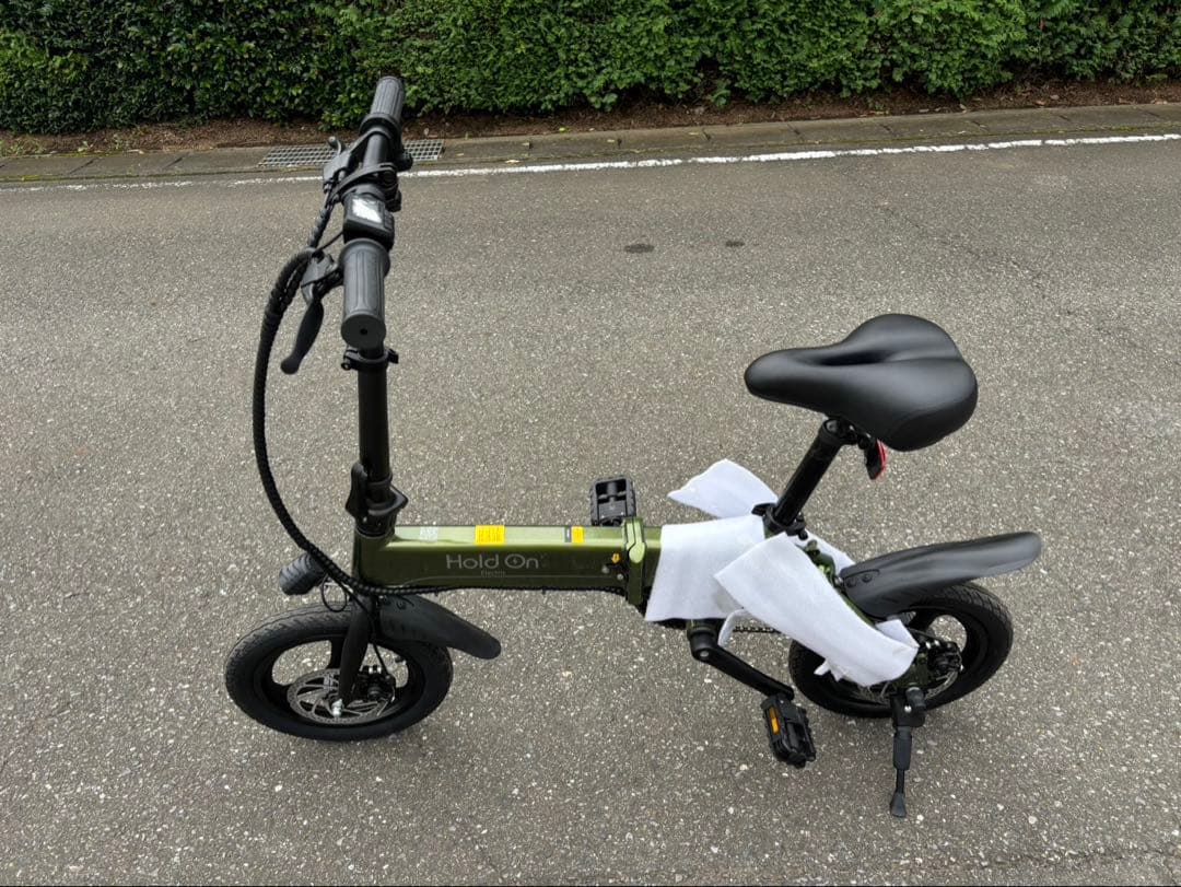 Hold On Electric 折りたたみ電動アシスト自転車 新品同様美品‼️