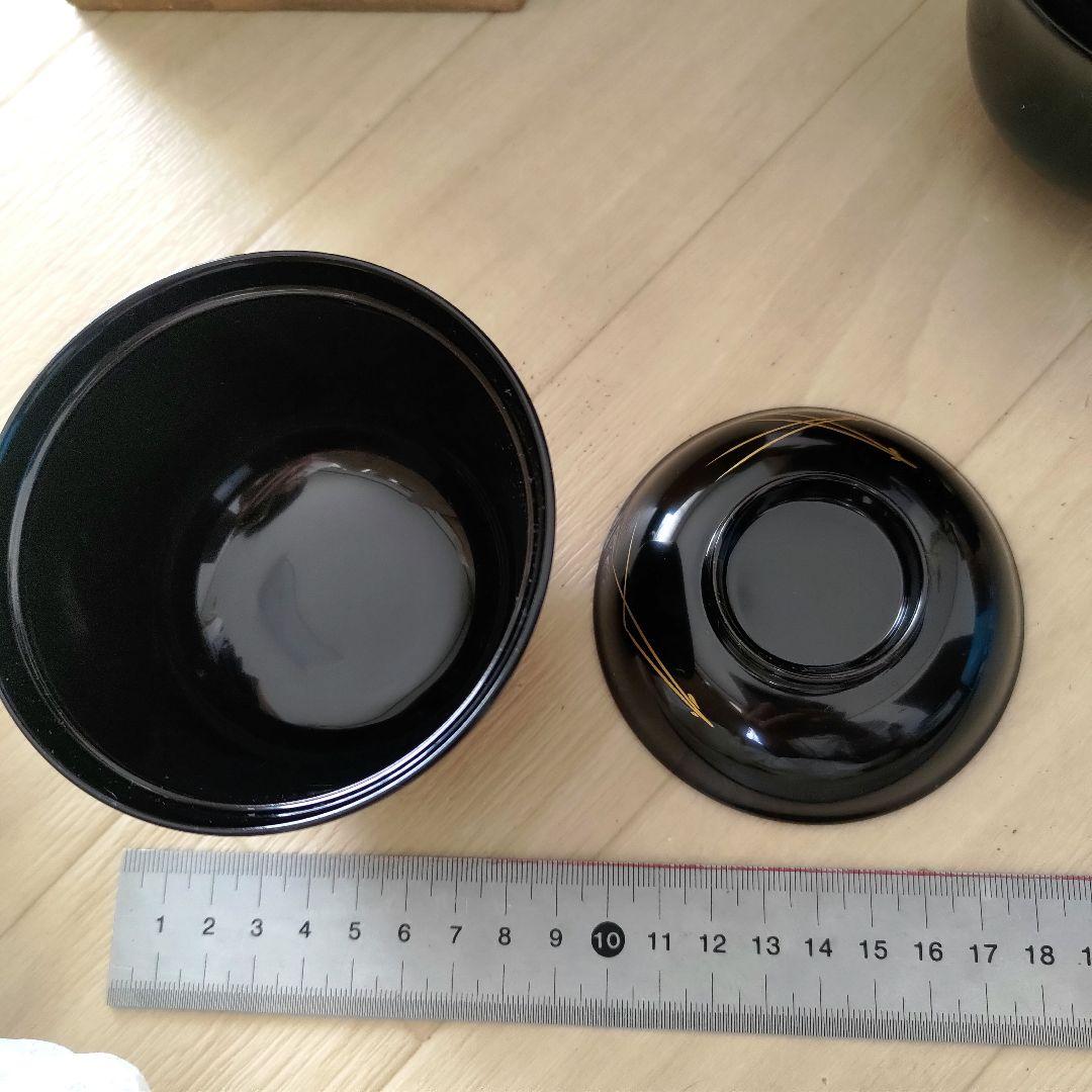 《値下げ》送料込 輪島塗 吸物椀 5客セット うるし工芸 米永 箱付