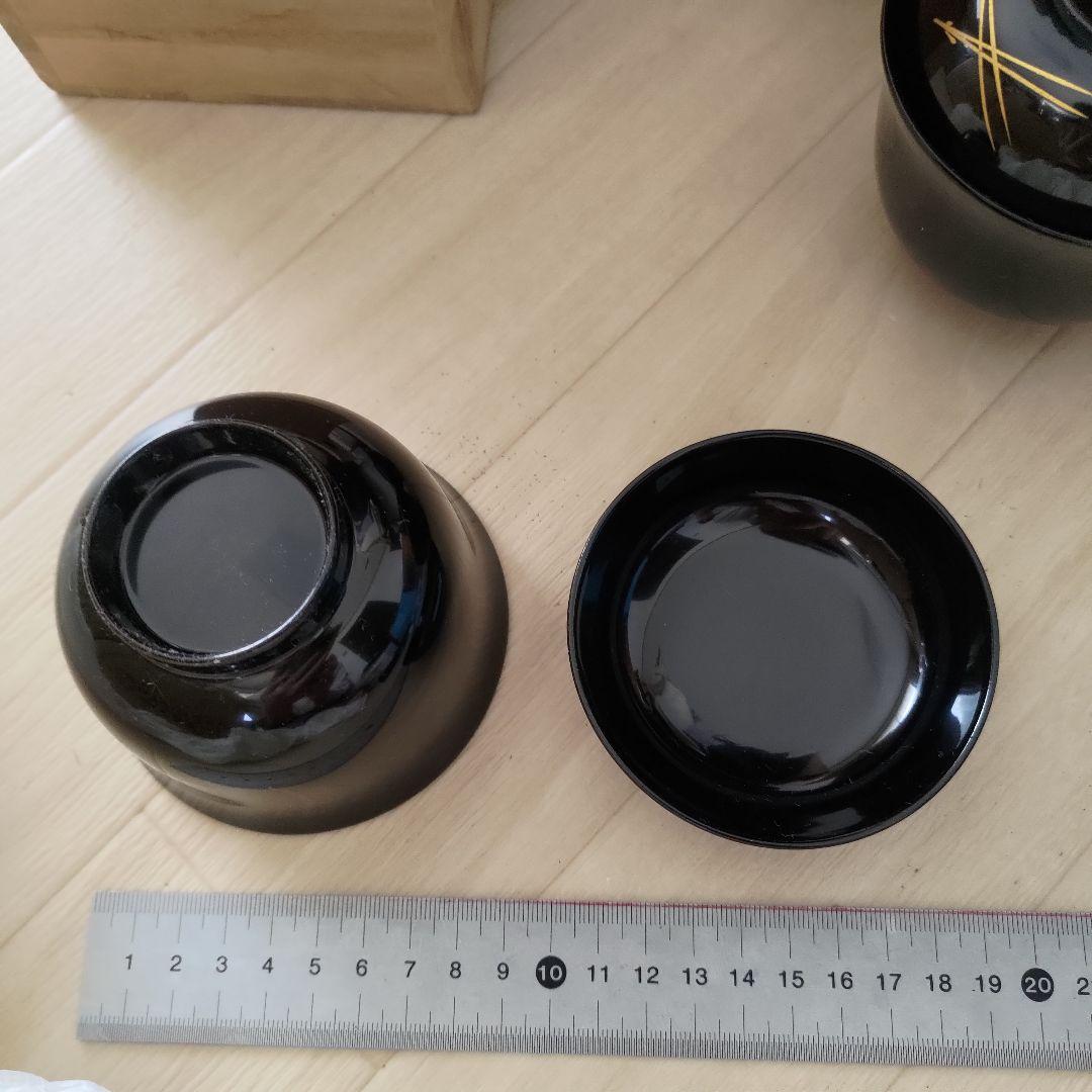 《値下げ》送料込 輪島塗 吸物椀 5客セット うるし工芸 米永 箱付