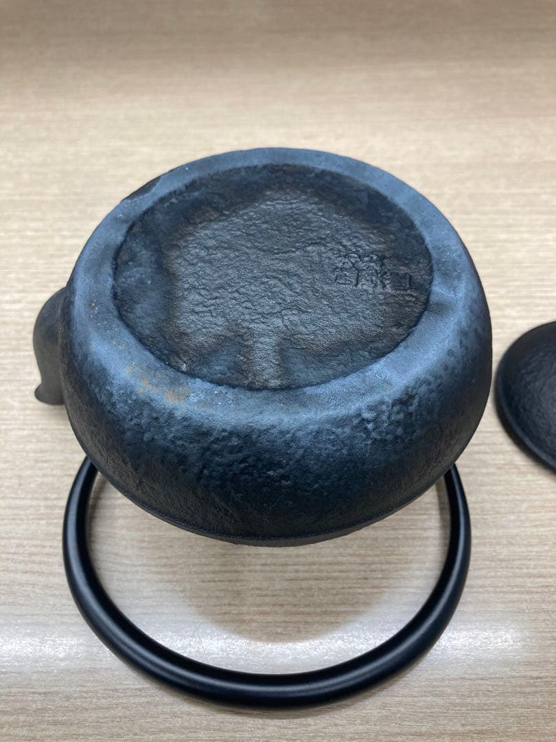 及源　OIGEN　南部鉄器　鉄瓶　550ml　内側も鉄