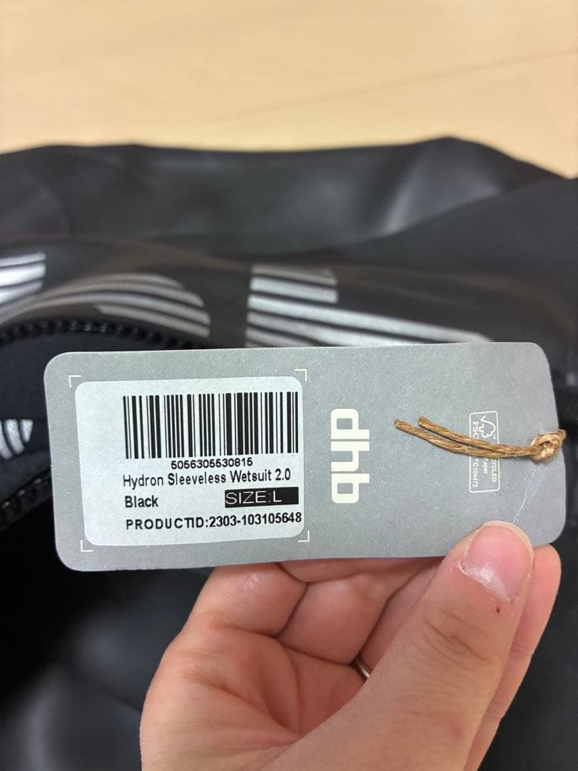 新品未使用　タグ付き　dhb ウェットスーツ　メンズ　Lサイズ　ロングジョン