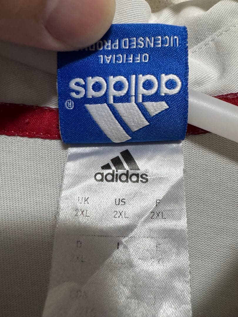 【希少品】adidas フランス代表 ポロシャツ 刺繍ロゴ 《6XL》
