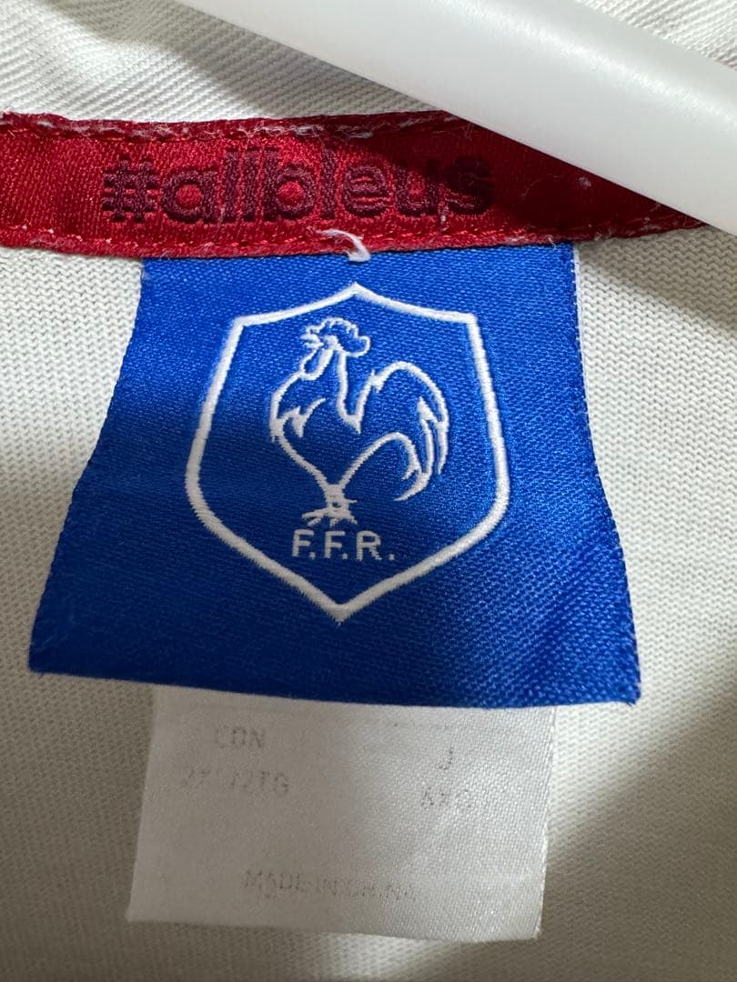 【希少品】adidas フランス代表 ポロシャツ 刺繍ロゴ 《6XL》