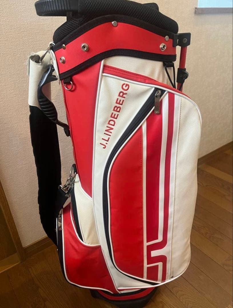 J.LINDEBERG スタンド式キャディバッグ　ウェア二点セット