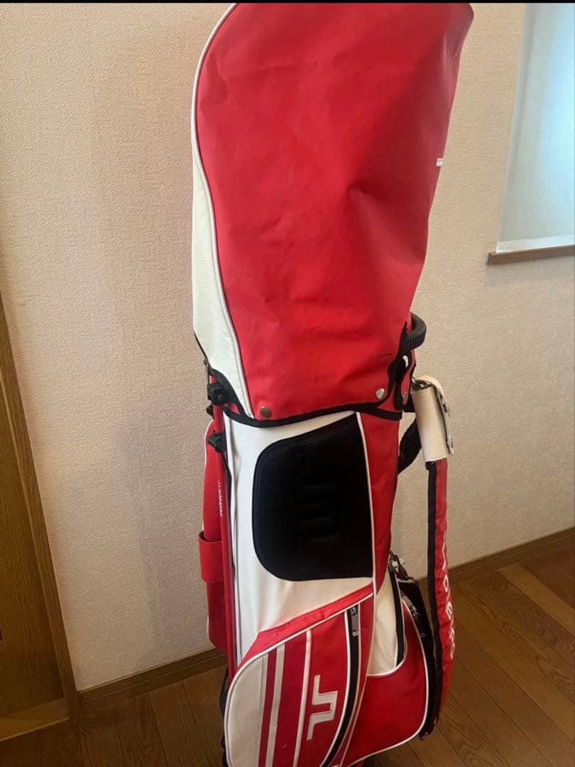 J.LINDEBERG スタンド式キャディバッグ　ウェア二点セット