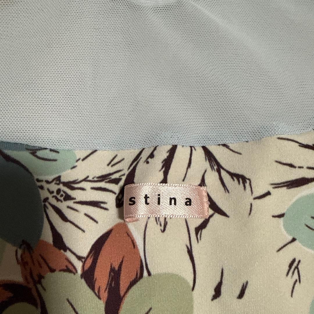 stina 花柄 長袖レオタード　Pサイズ