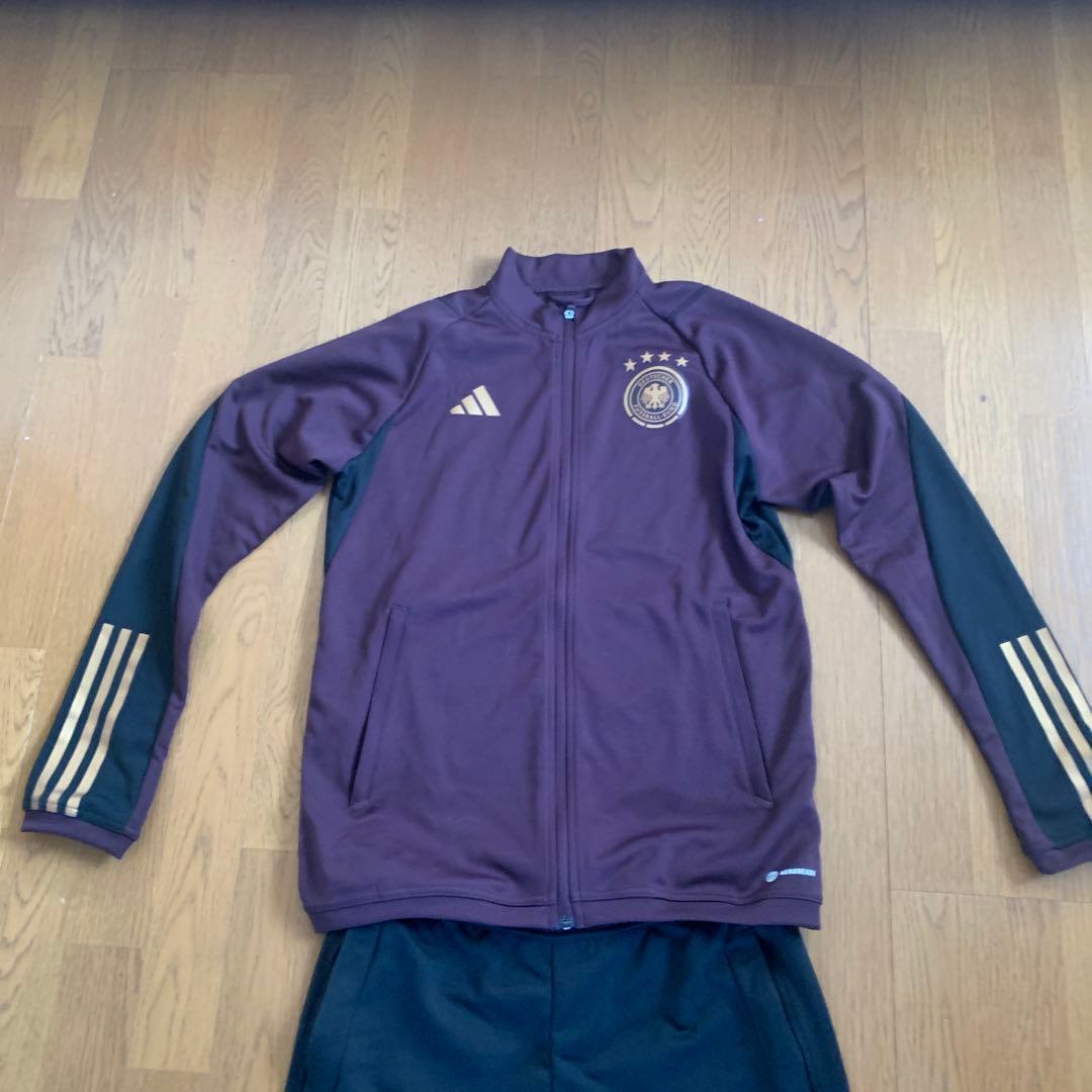 adidas ドイツ代表 ジャージセット M 紫・黒