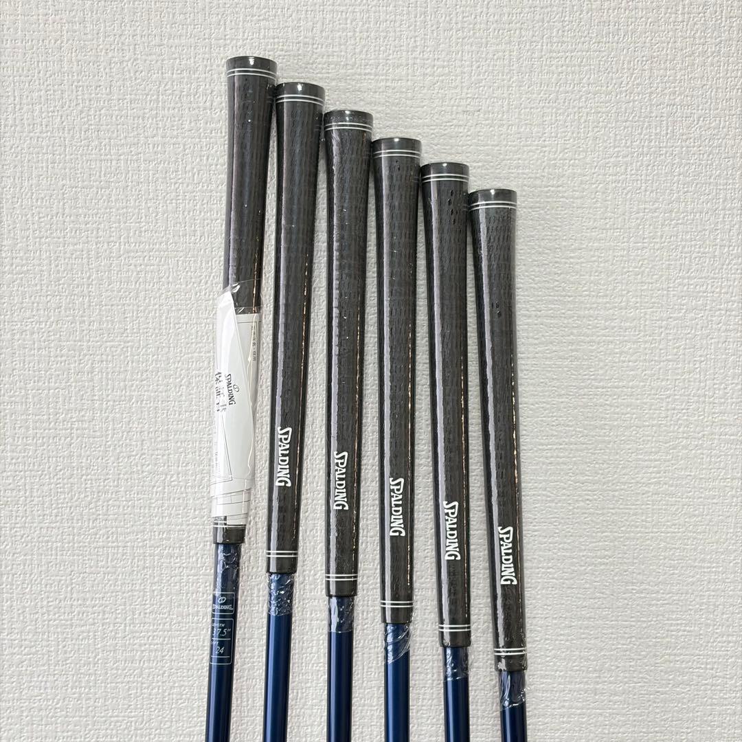 スポルディング ハイボール パワー アイアン 6本 純正カーボン S 激飛び