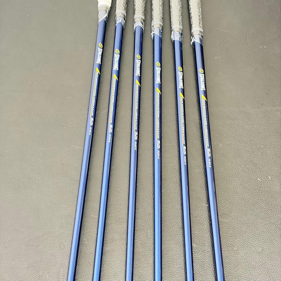 スポルディング ハイボール パワー アイアン 6本 純正カーボン S 激飛び
