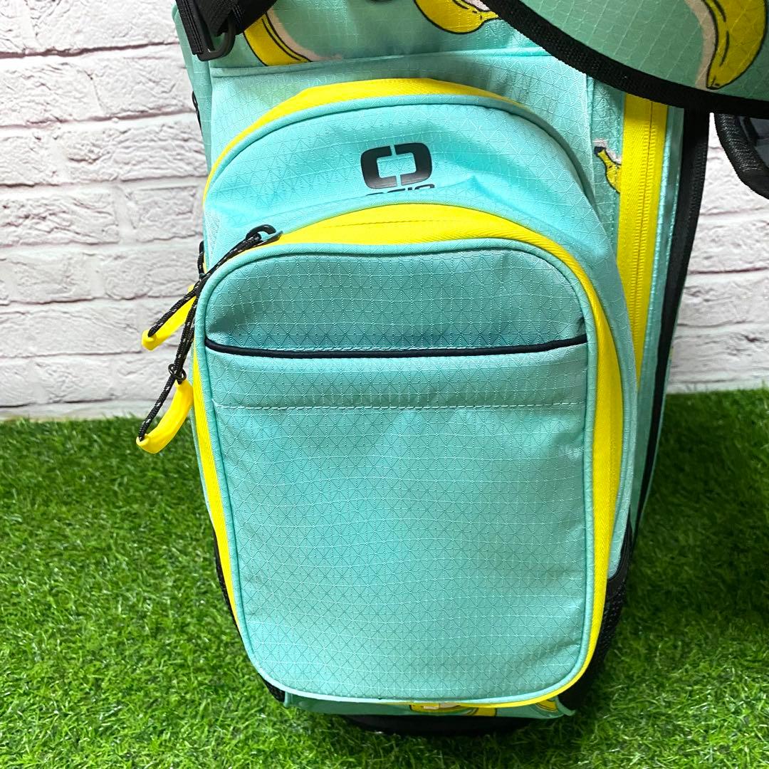 【新品】OGIO オジオ バナナ柄 キャディバッグ ゴルフ ミント グリーン