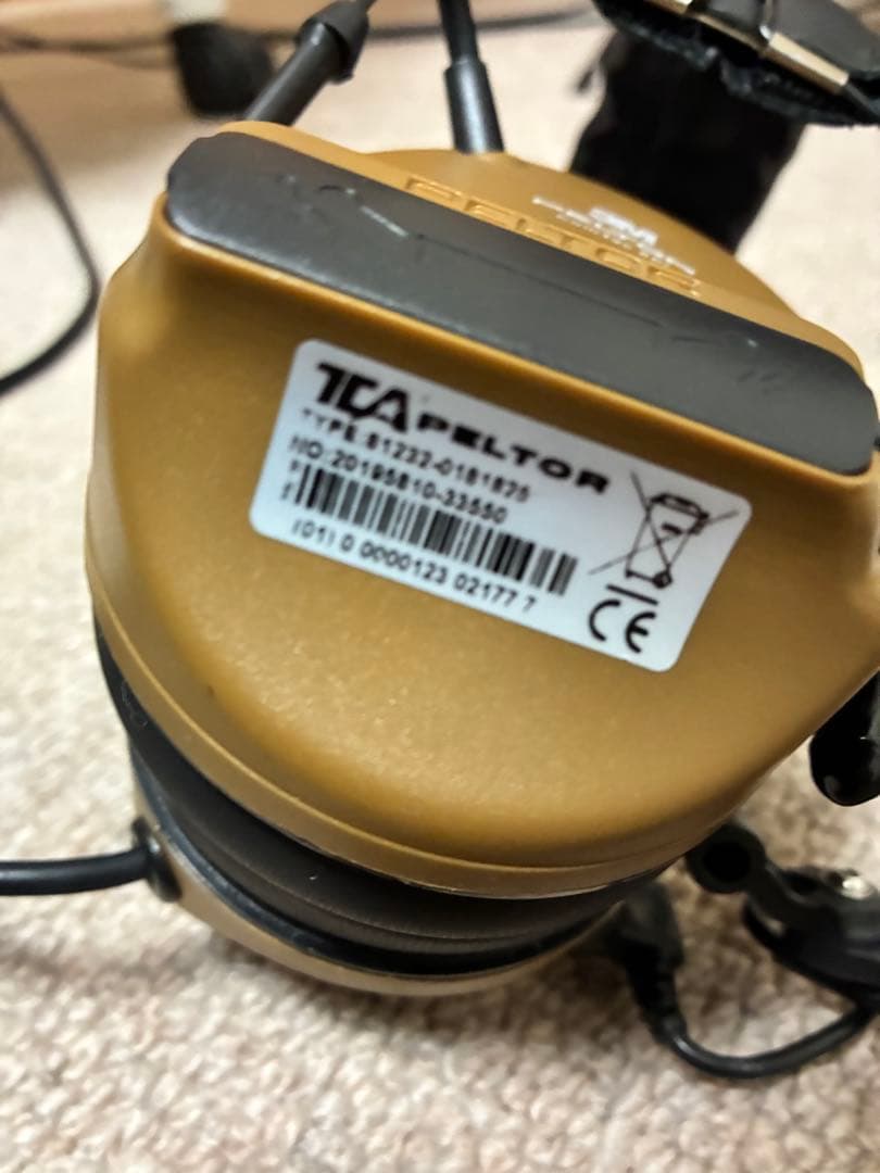 コムタック 3M Peltor TCA ヘッドセット