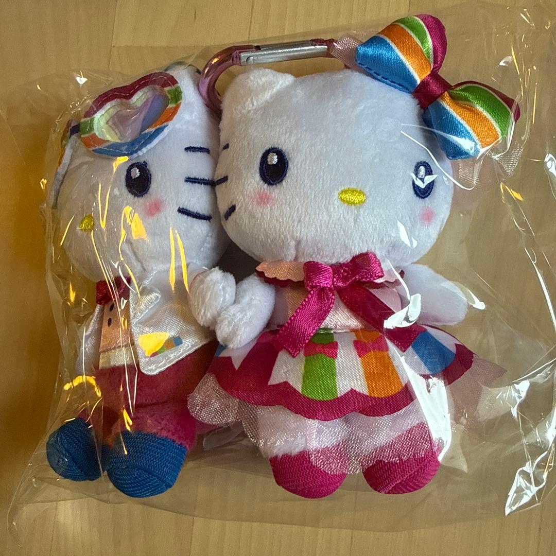 ミ*ィ様 新品未開封　iAEONハローキティ&ディアダニエル　ペアぬいぐるみチャ