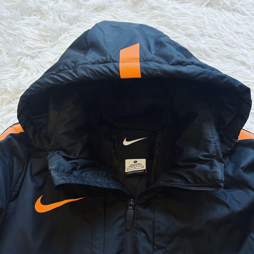 美品 NIKE ナイキ ベンチコート ストームフィット フード付き ロングコート