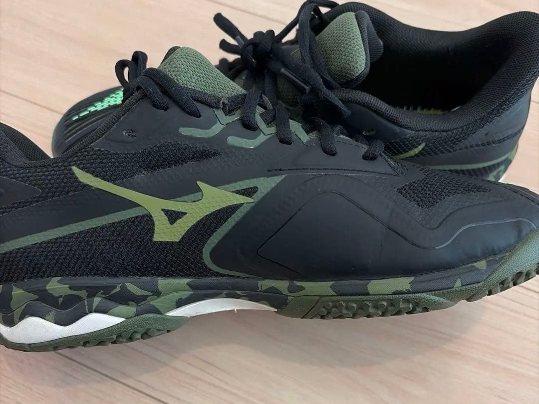 MIZUNO WAVE EXCEED LIGHT 2 テニスシューズ 黒×迷彩