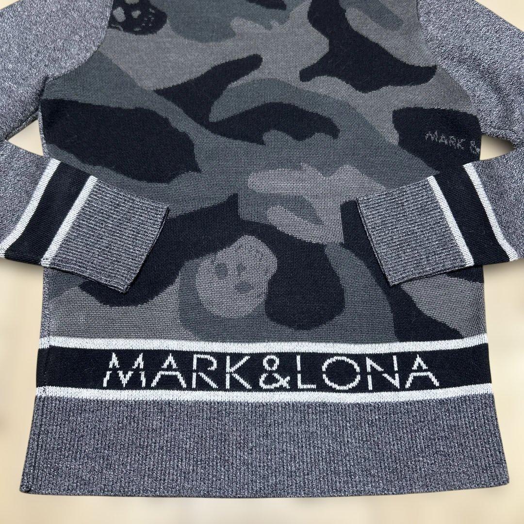 MARK&LONA カモフラージュニットセーター美品