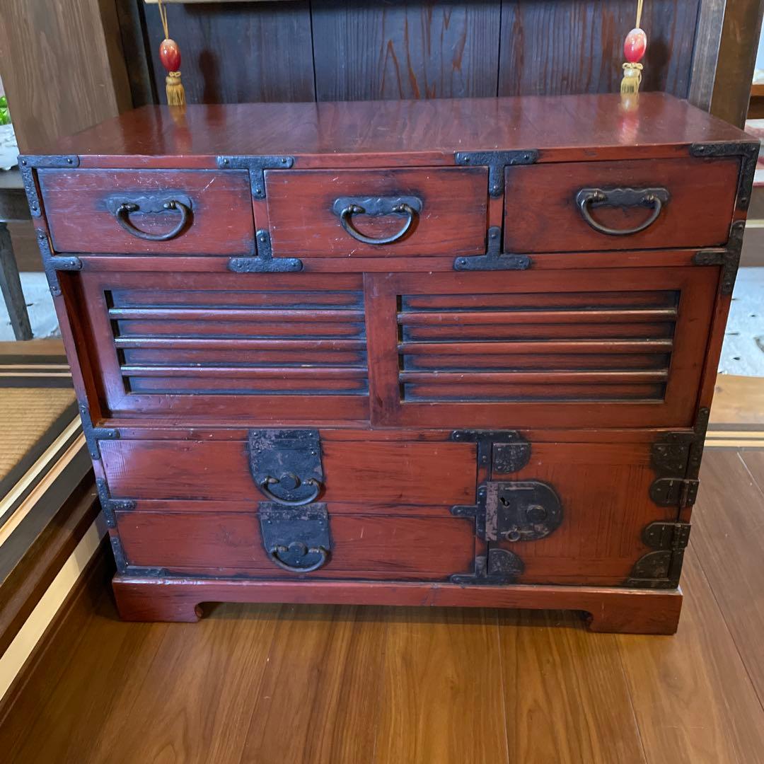 帳場箪笥　小箪笥　時代箪笥　アンティーク　レトロ　骨董品　時代物