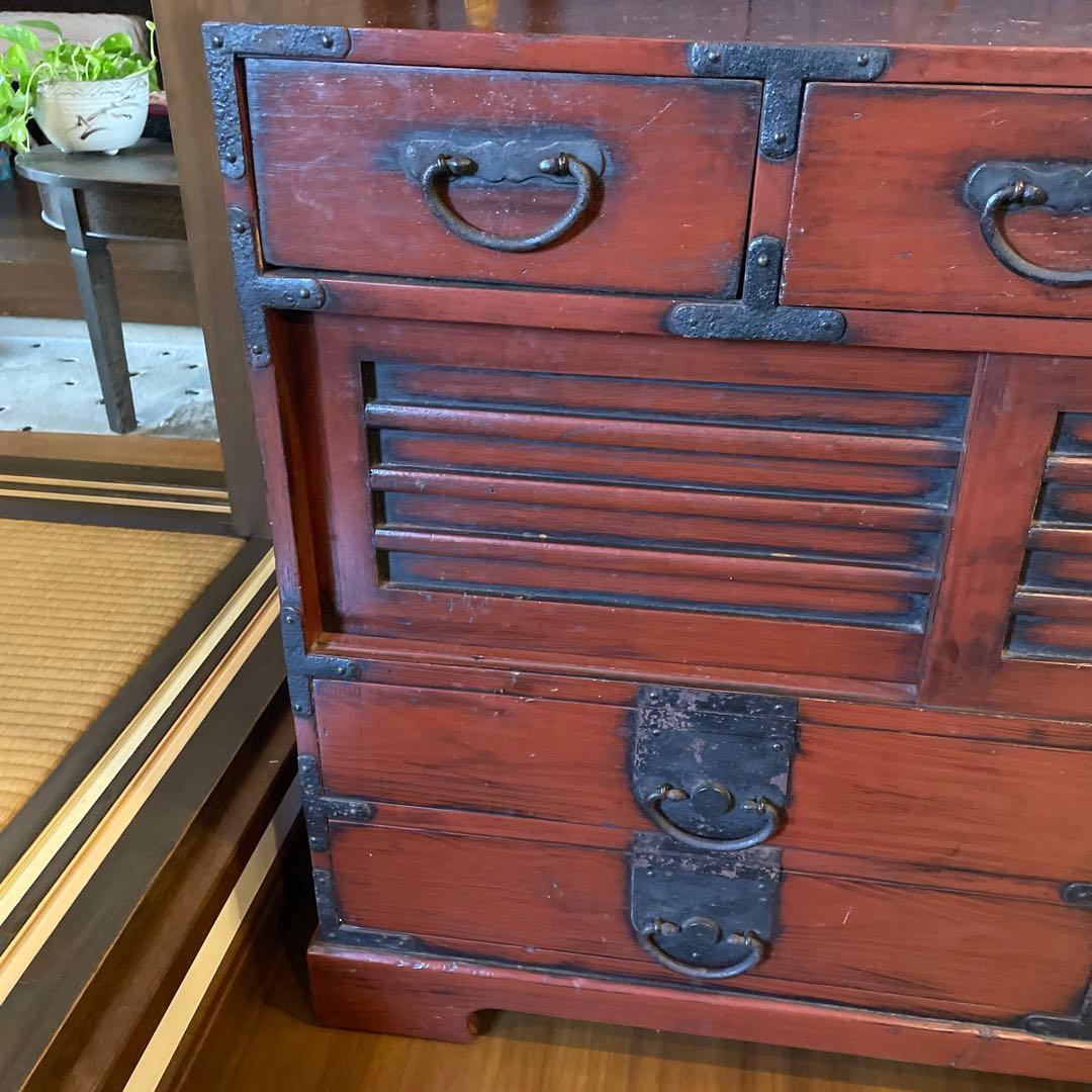 帳場箪笥　小箪笥　時代箪笥　アンティーク　レトロ　骨董品　時代物