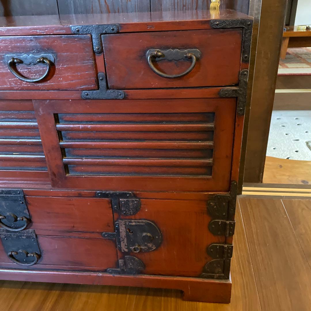 帳場箪笥　小箪笥　時代箪笥　アンティーク　レトロ　骨董品　時代物