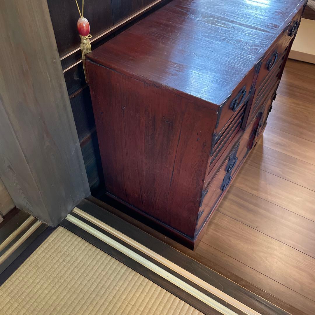 帳場箪笥　小箪笥　時代箪笥　アンティーク　レトロ　骨董品　時代物