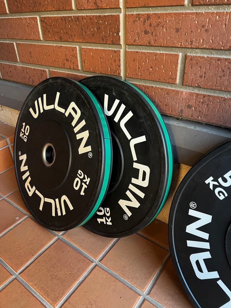VILLAIN バンパープレート 10kg 2枚 5kg 2枚セット