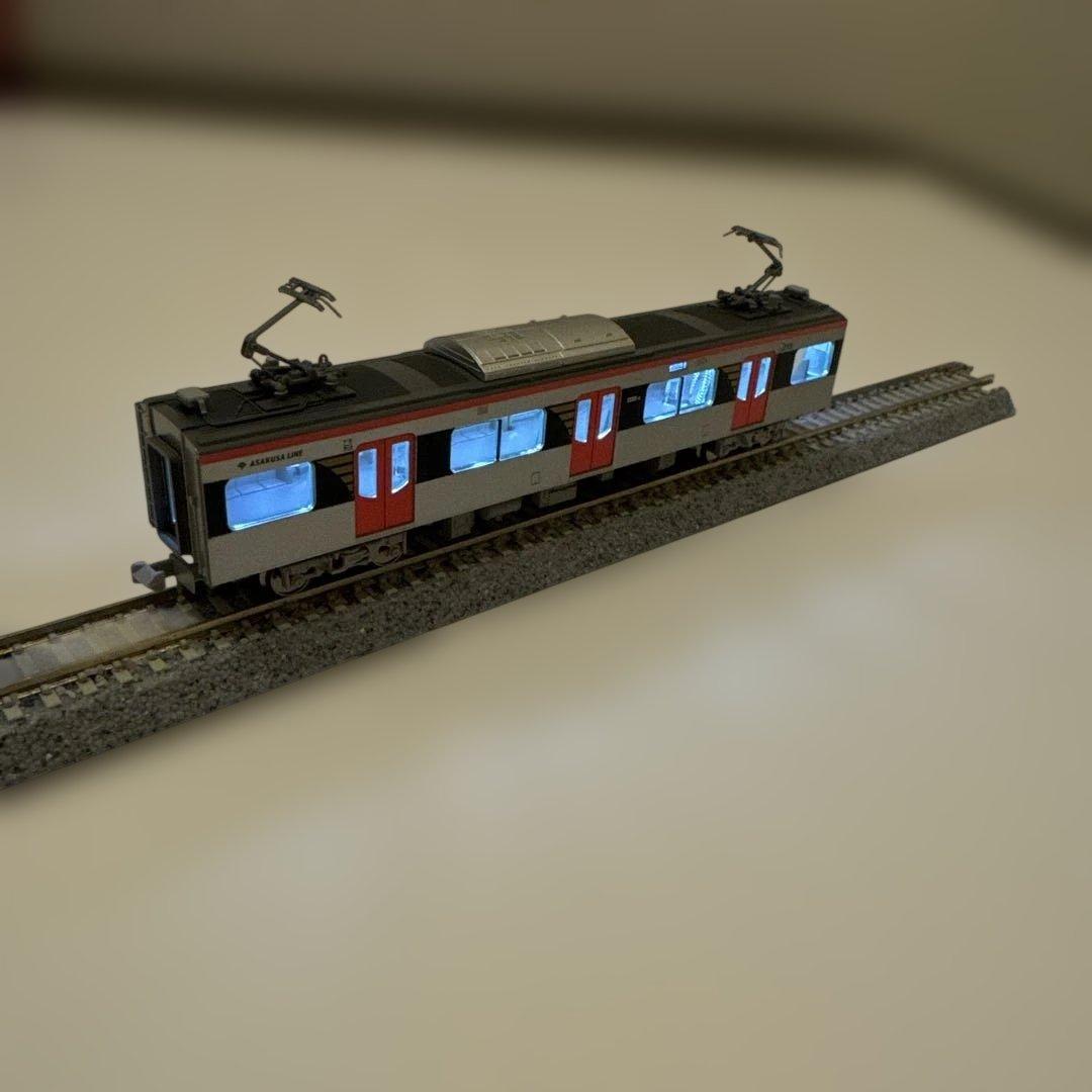 ポポンデッタ6085 都営浅草線5500形 Nゲージ 鉄道模型 全車両室内灯入り