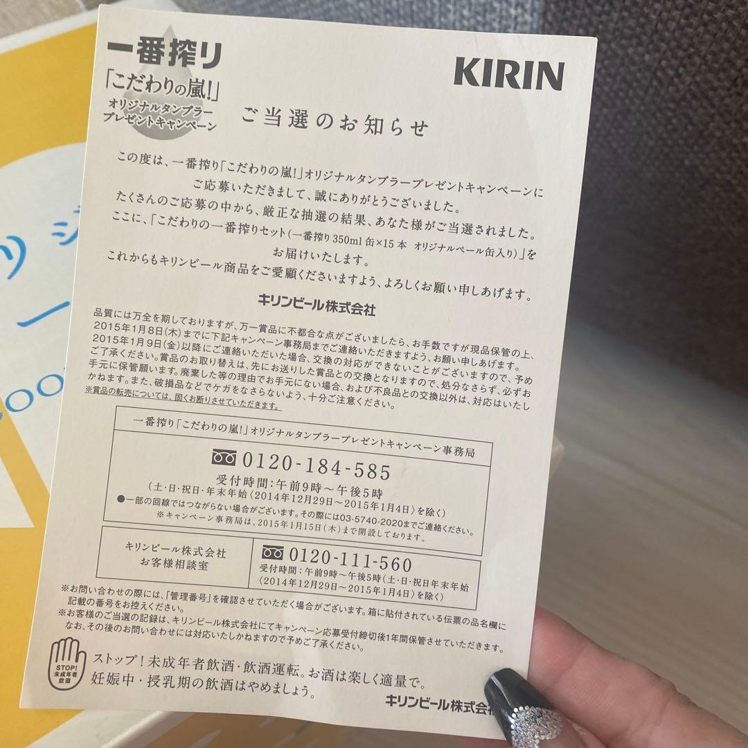 KIRIN 嵐ビアクーラー 非売品　即購入価格応相談