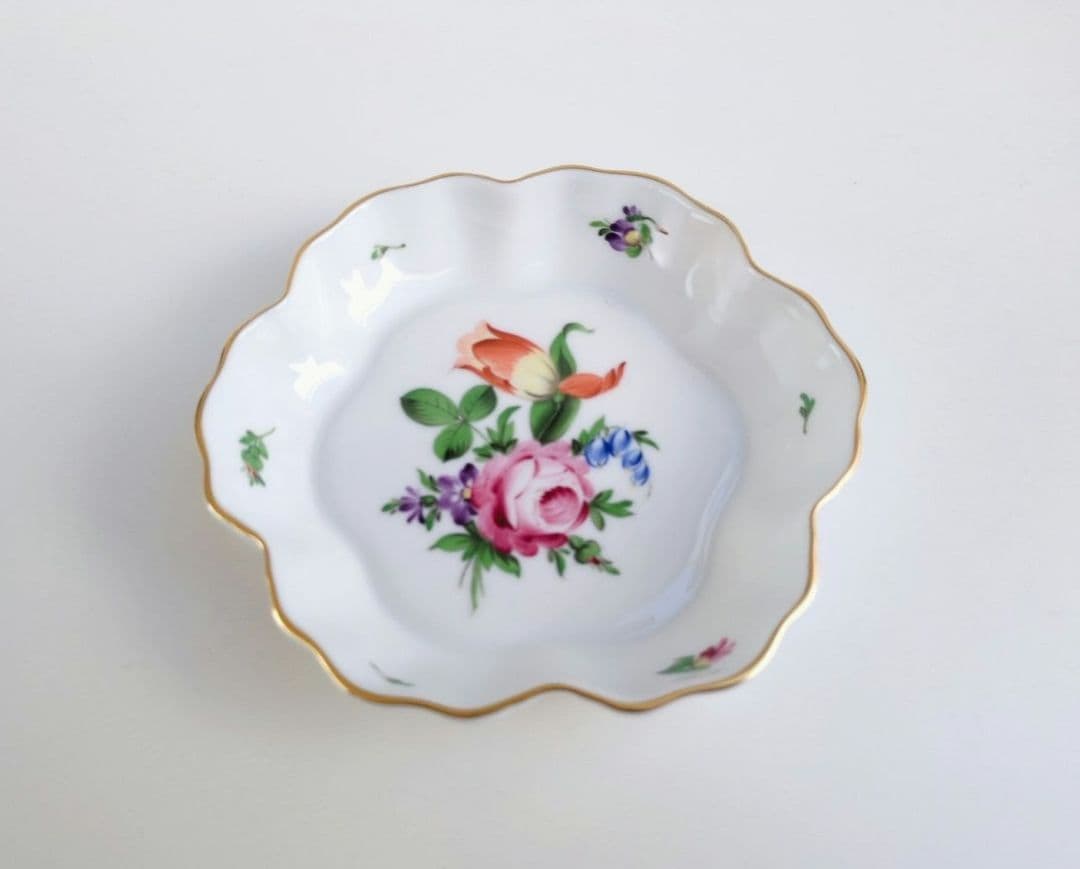 希少品✩ ヘレンド　チューリップの花束　クッキーディッシュ