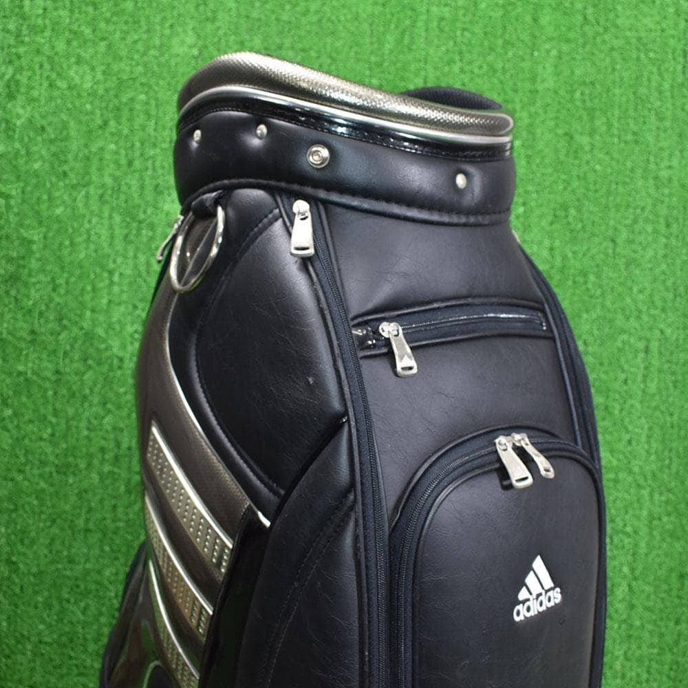 adidas/アディダス ゴルフ キャディバッグ９型【ブラック】美品！