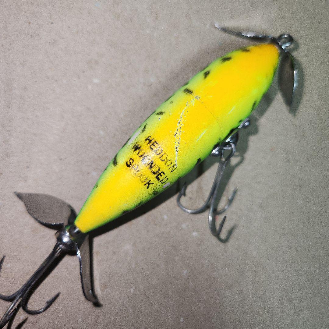 難あり★HEDDON☆80's WOUNDED-SPOOK GRA