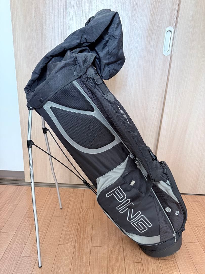 PING スタンドバッグ ブラック 4分割収納