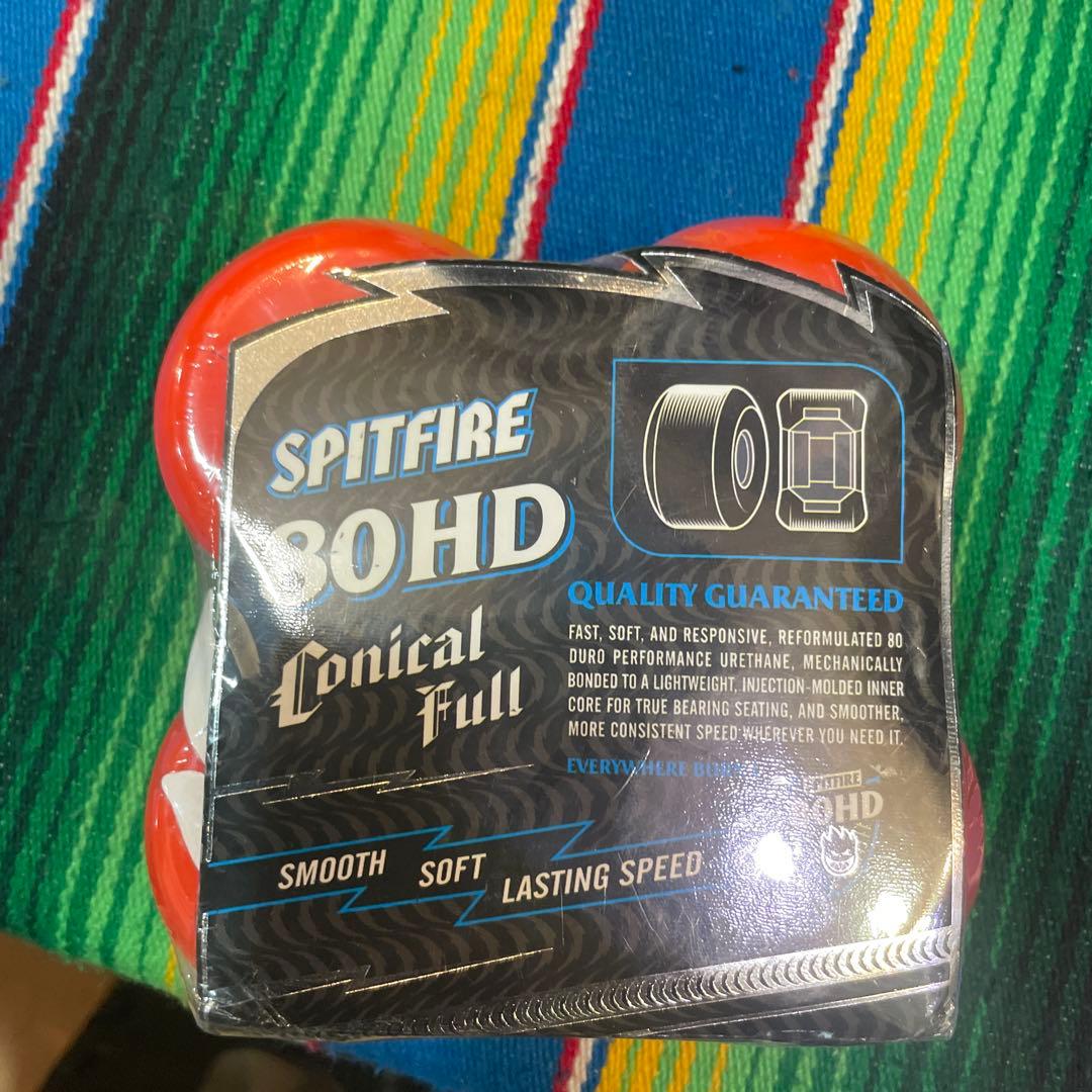 スケートボード SPITFIRE 80HD FADE ORANGE CONICAL FULL