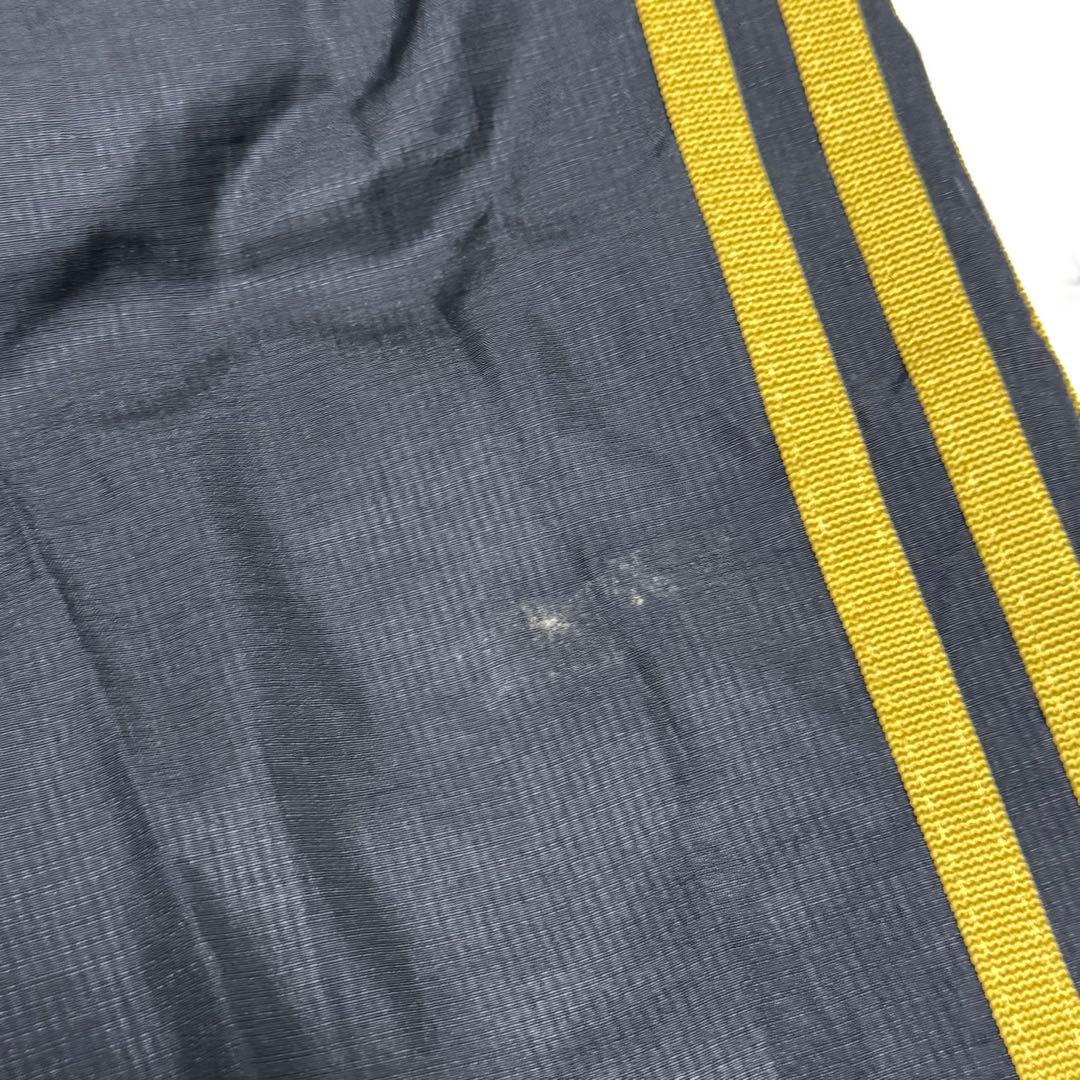 adidas ナイロンジャケット パンツ ブラック ゴールド セットアップ M