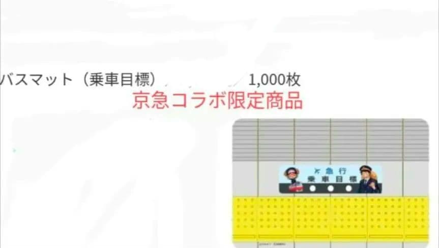 ONE PIECE 京急電鉄限定コラボ フリースバスマット　⑥