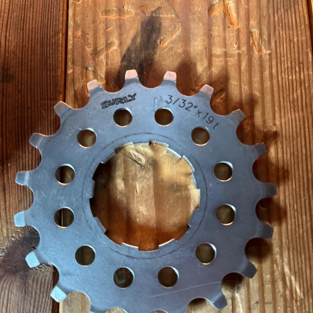 SURLY シングルスペーサーキット&コグ3/32 19t