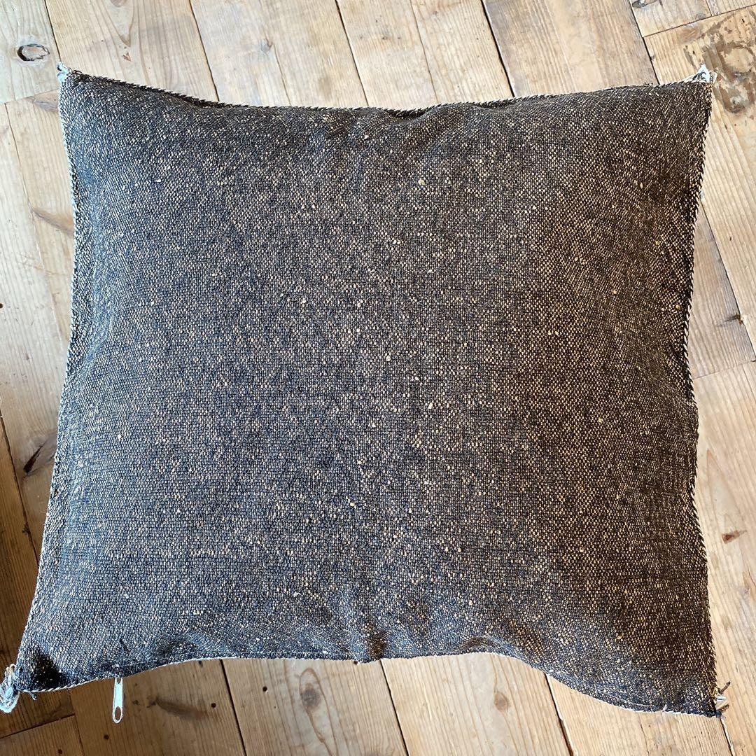モロッコ製 カクタスシルク サブラ クッションカバー 約46×50cm