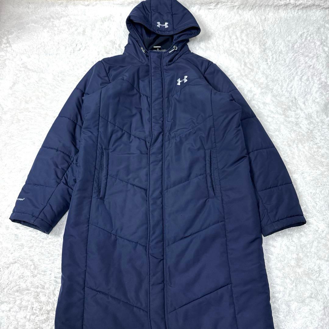 UNDER ARMOR ベンチコート XXL ネイビー アンダーアーマー