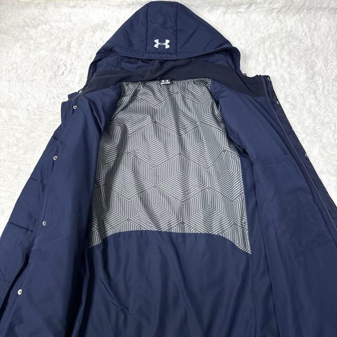 UNDER ARMOR ベンチコート XXL ネイビー アンダーアーマー