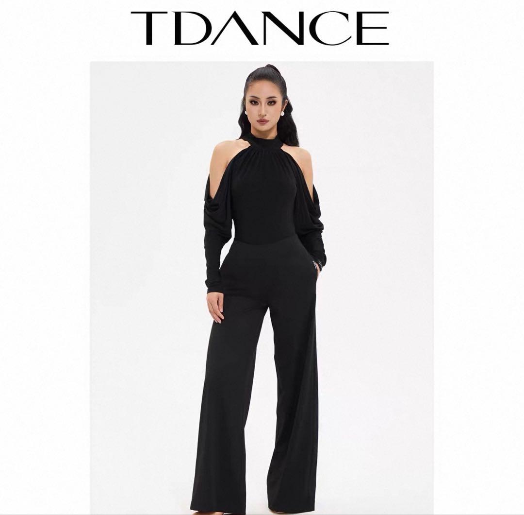 TDANCE ブラック レッスンウェア　L