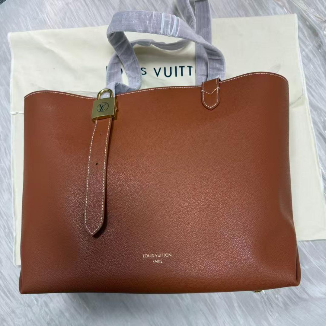 極美品✨モノグラム✨ ブラウンレザートートバッグ