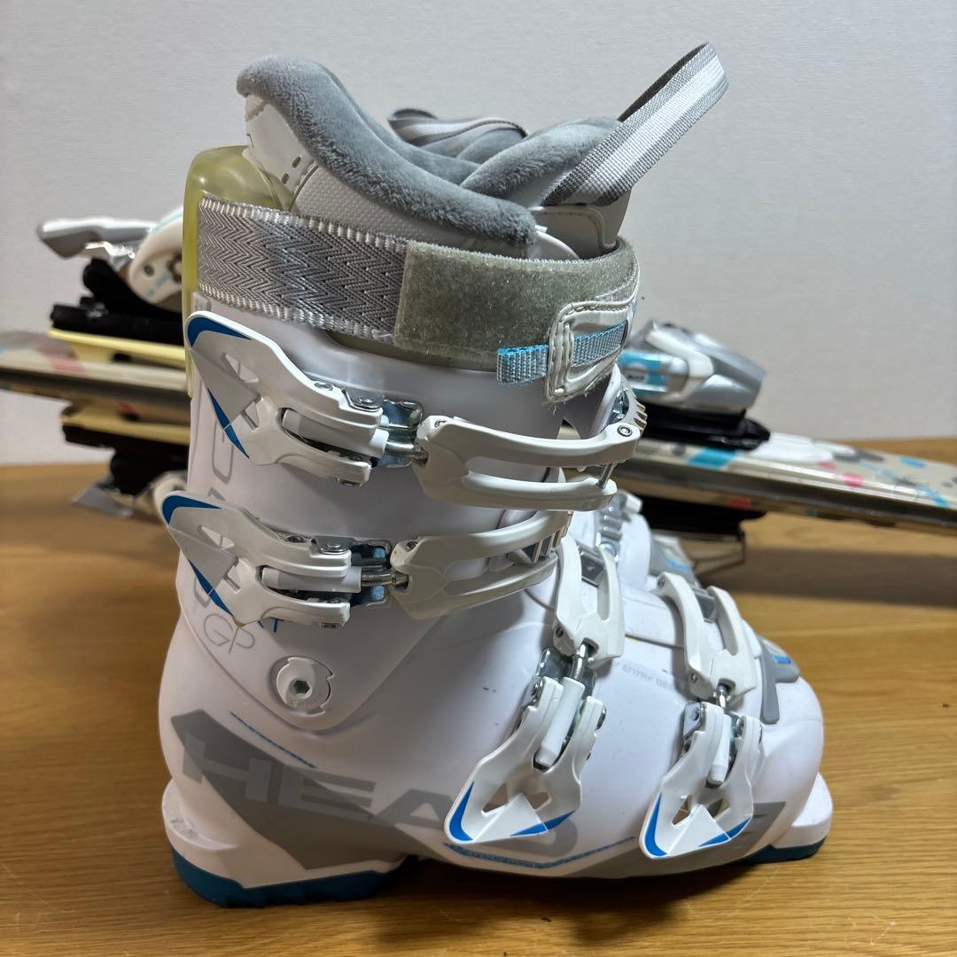 レディーススキーセット　head 23-23.5cm SALOMON 131cm