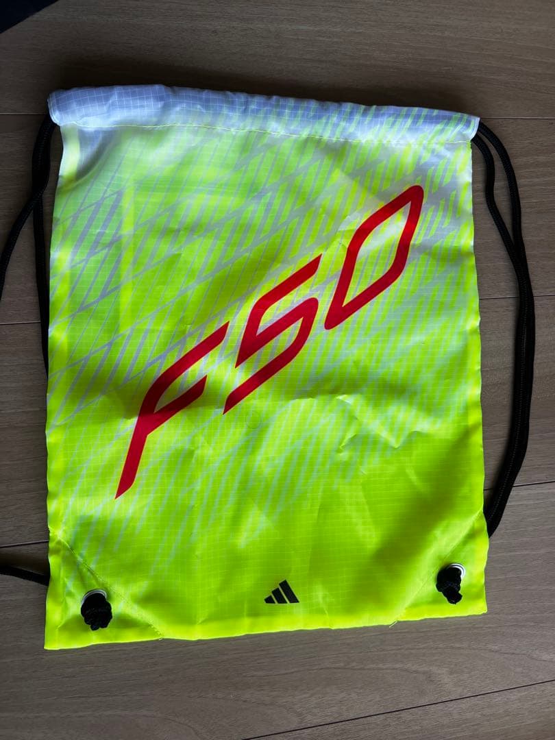 アディダス F50 25.0cmサッカースパイクほぼ新品 使用1時間 付属品完備