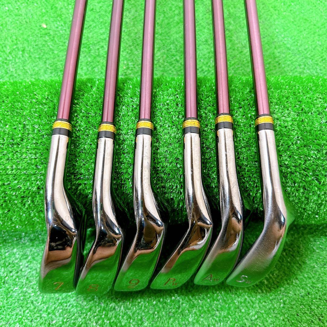 MAJESTY PRESTIGIO GOLD 6本 女性用アイアンセットL 高級