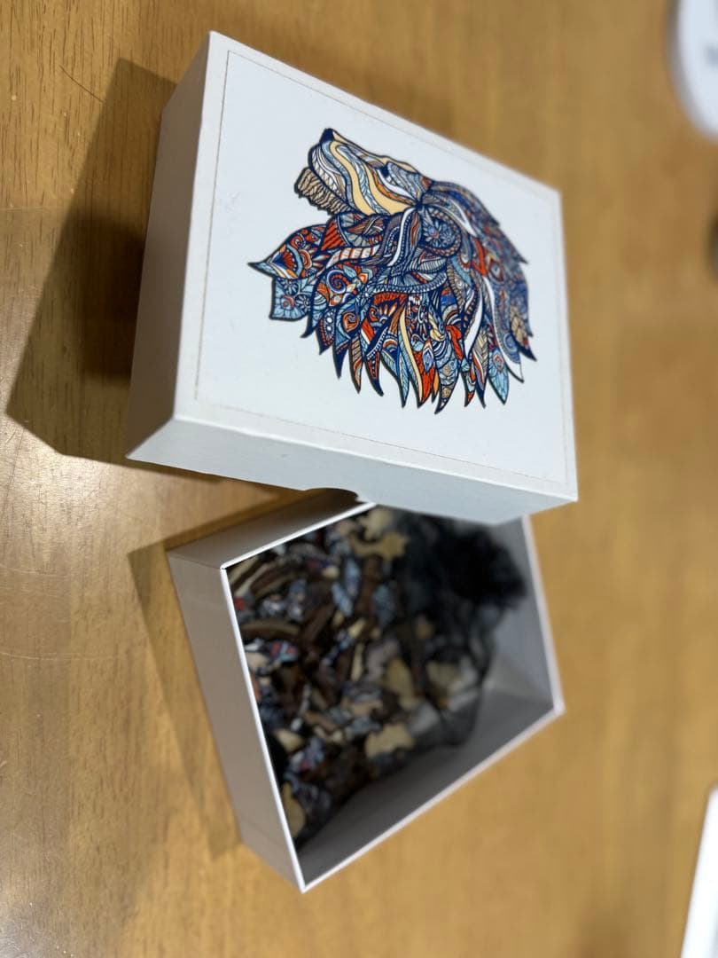 高級‼️ライオンアート 木製ジグソーパズル　TYRNDINNO