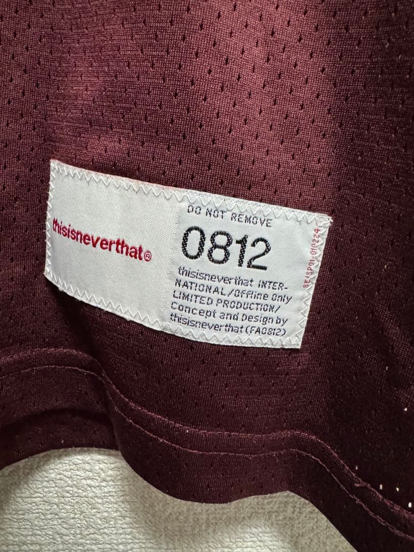 シャツ thisisneverthat Mesh Football Jersey