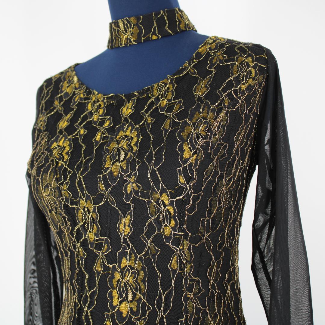 【美品 社交ダンス衣装】ブラック prima boutique ワンピース