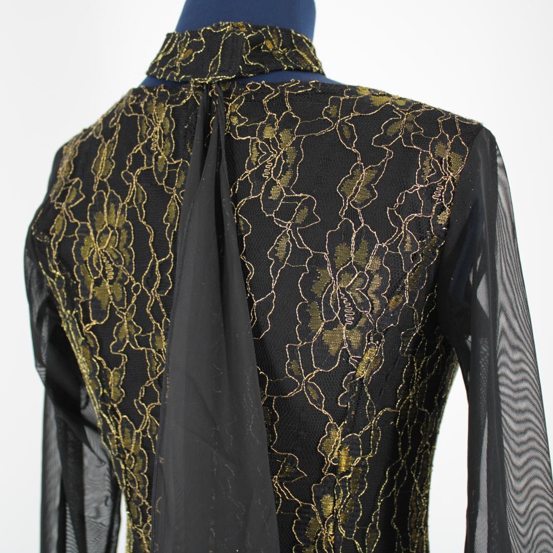 【美品 社交ダンス衣装】ブラック prima boutique ワンピース
