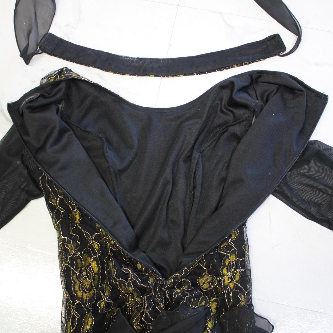 【美品 社交ダンス衣装】ブラック prima boutique ワンピース