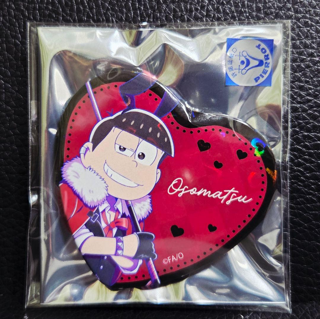 ★おそ松さん★ハート型ホログラム缶バッジ/バニーボーイver.★コンプリート★