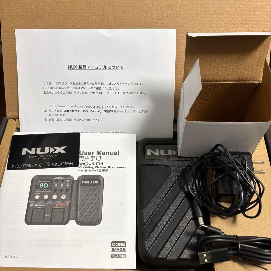 NUX MG-101 モデリングギタープロセッサー　マルチエフェクター
