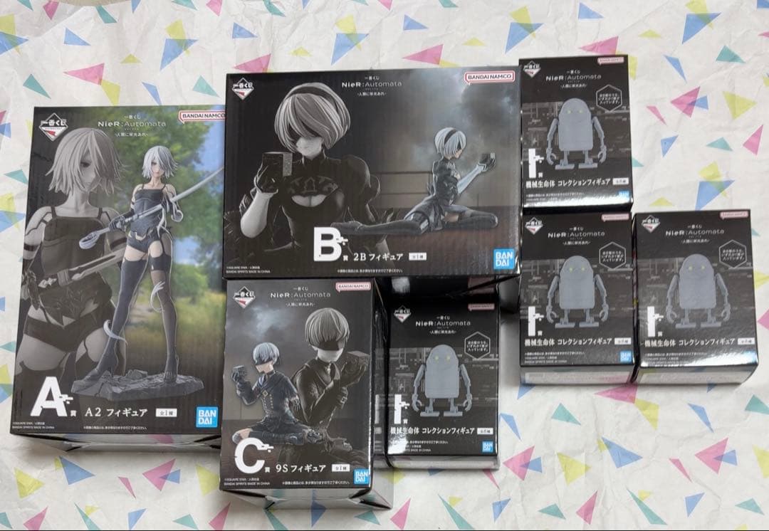一番くじ　ニーアオートマタ　ABCI賞　A2 2B 9S 機械生命体4体セット